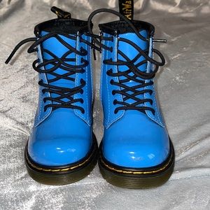 Royal blue boots